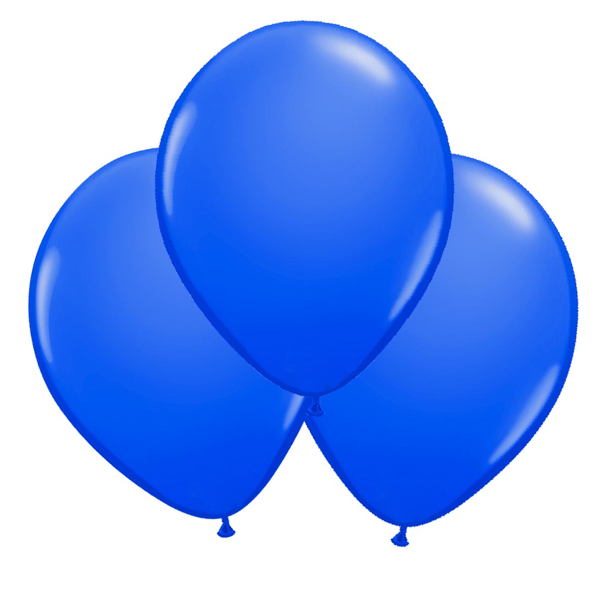Ballonger, blå 30 cm 10 st
