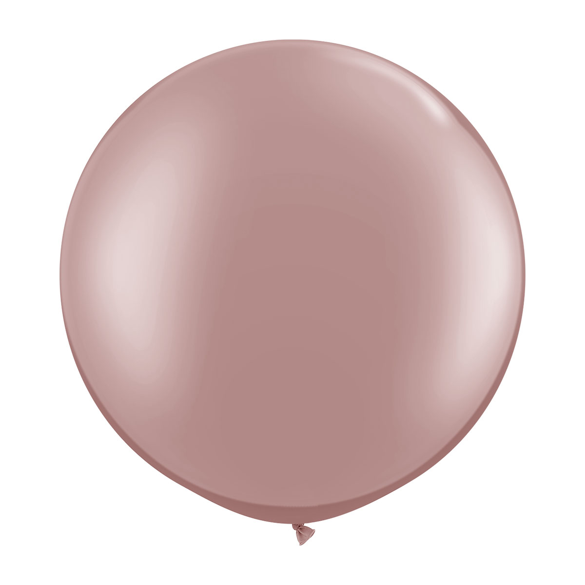 Läs mer om Ballong, rund roséguld 80 cm 1 st