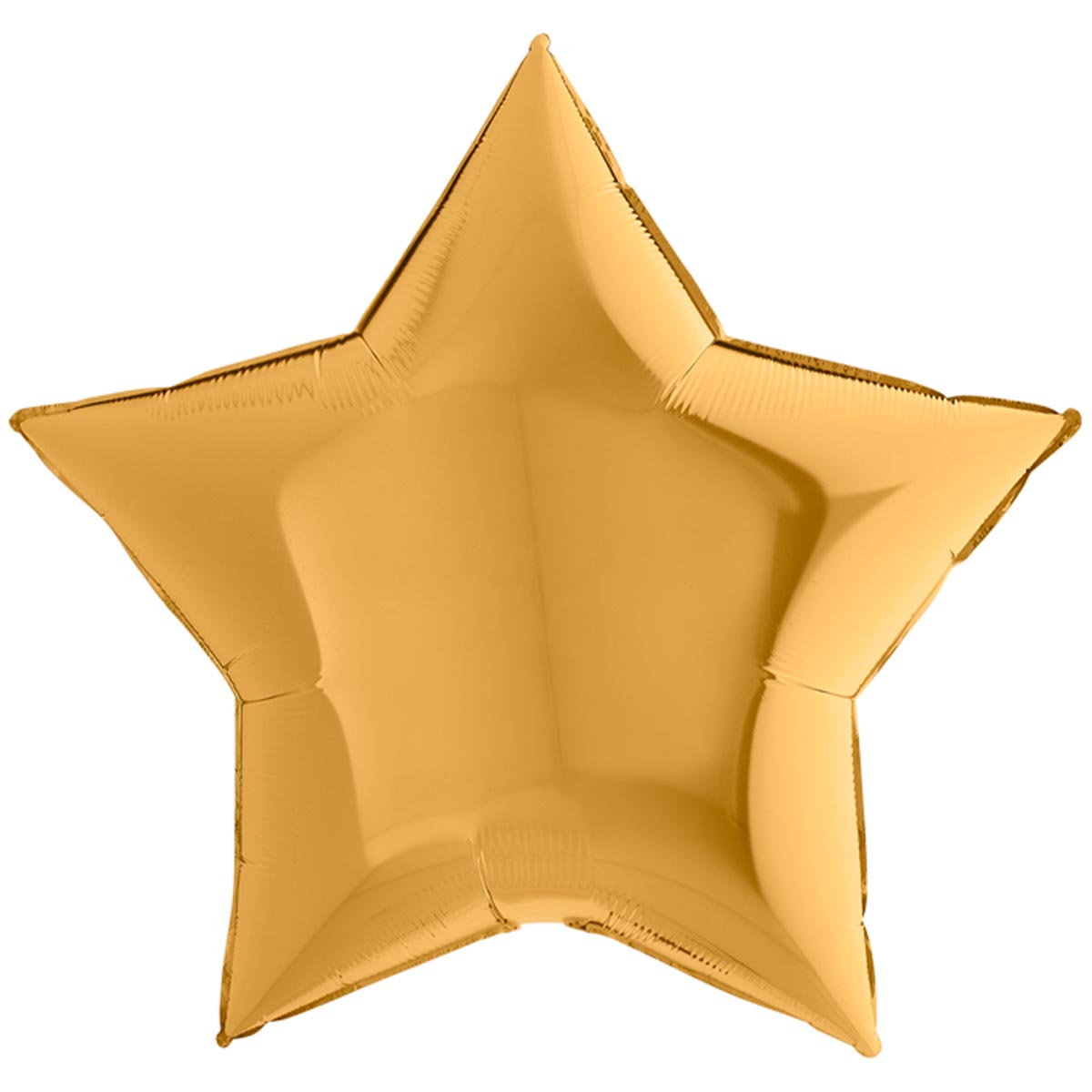 Folieballong stjärna guld 91 cm