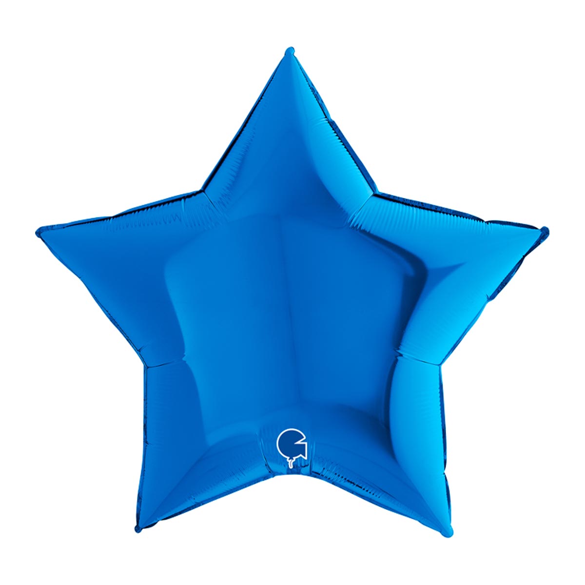 Folieballong stjärna blå 91 cm