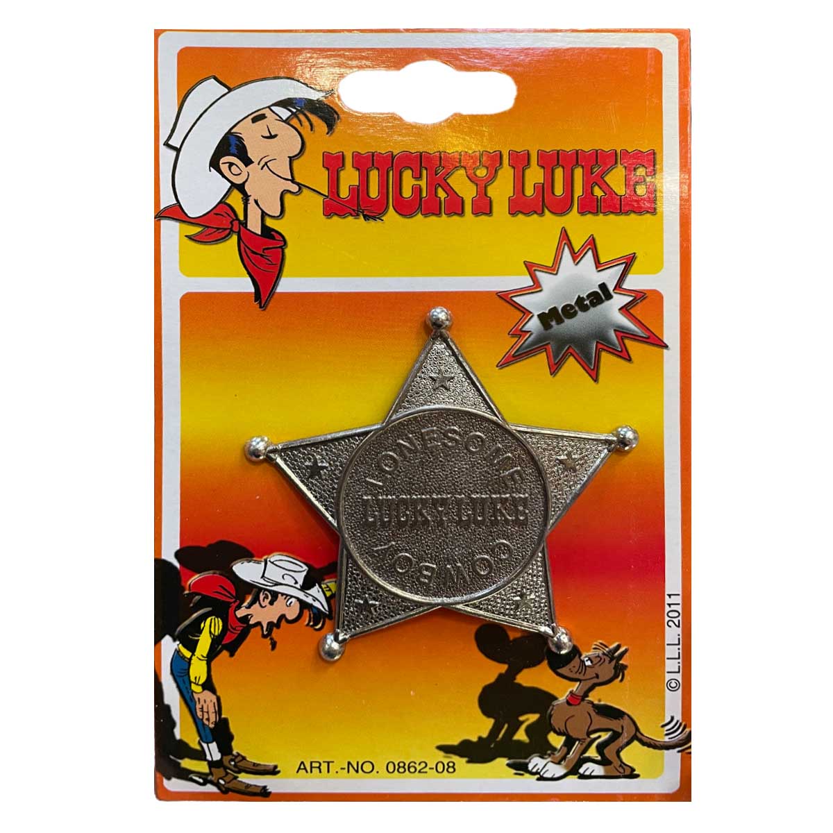 Läs mer om Sheriffstjärna Lucky Luke