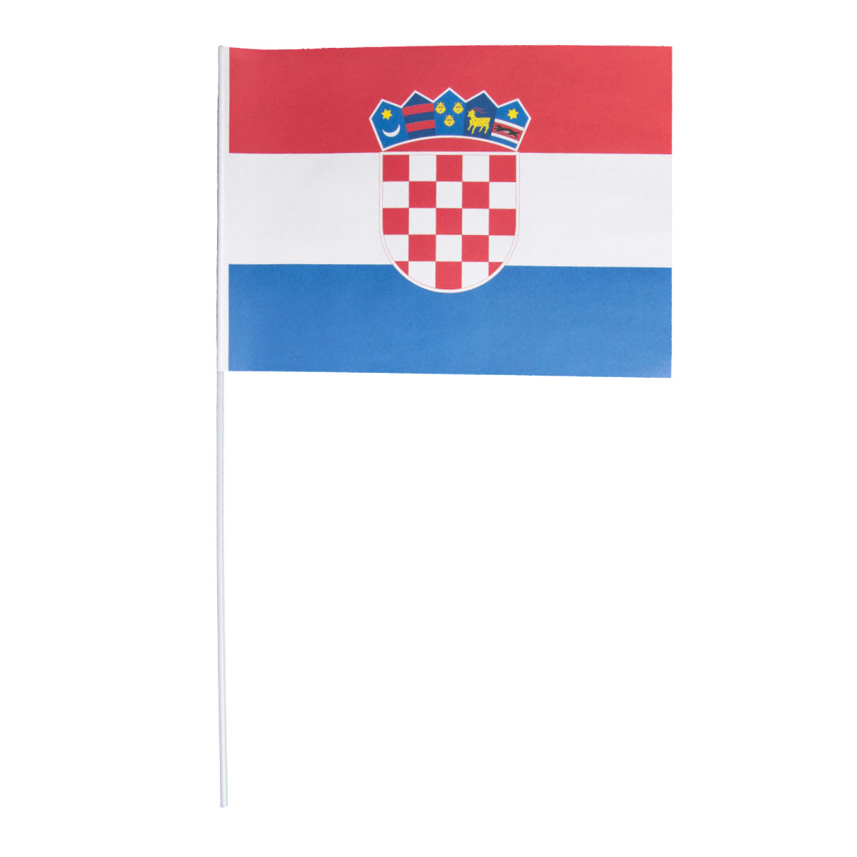 Pappersflagga Kroatien