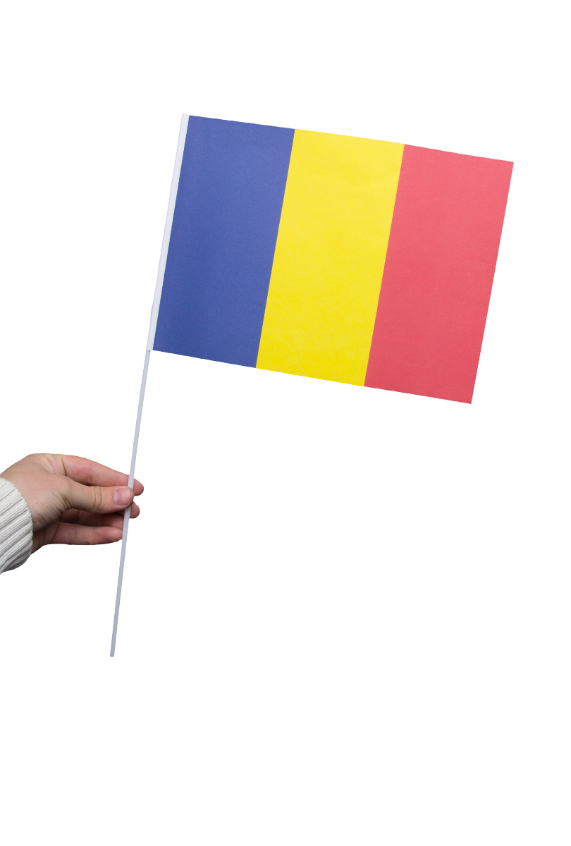 Pappersflagga, Rumänienproduktzoombild #1