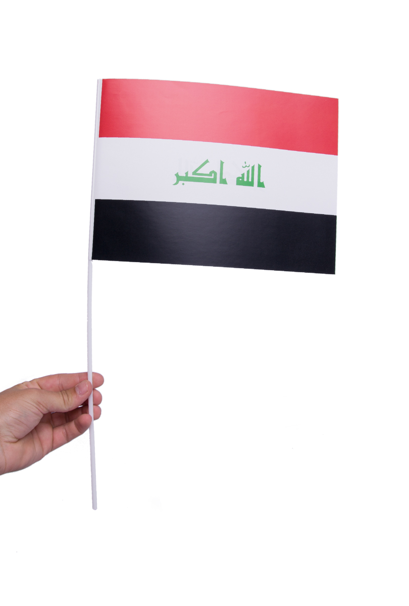 Pappersflagga, Irakproduktzoombild #1