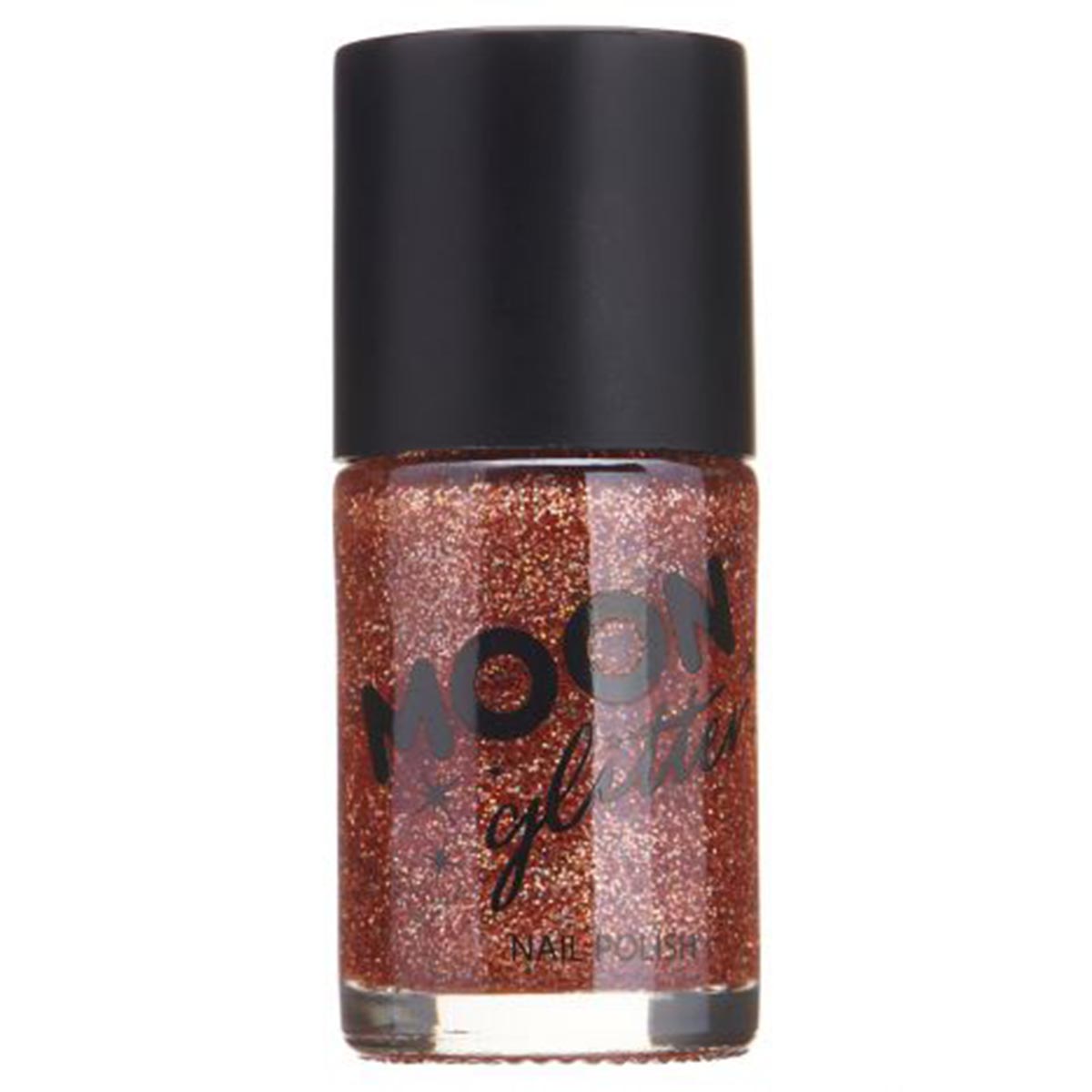 Läs mer om Moon Nagellack glitter, roséguld 14 ml