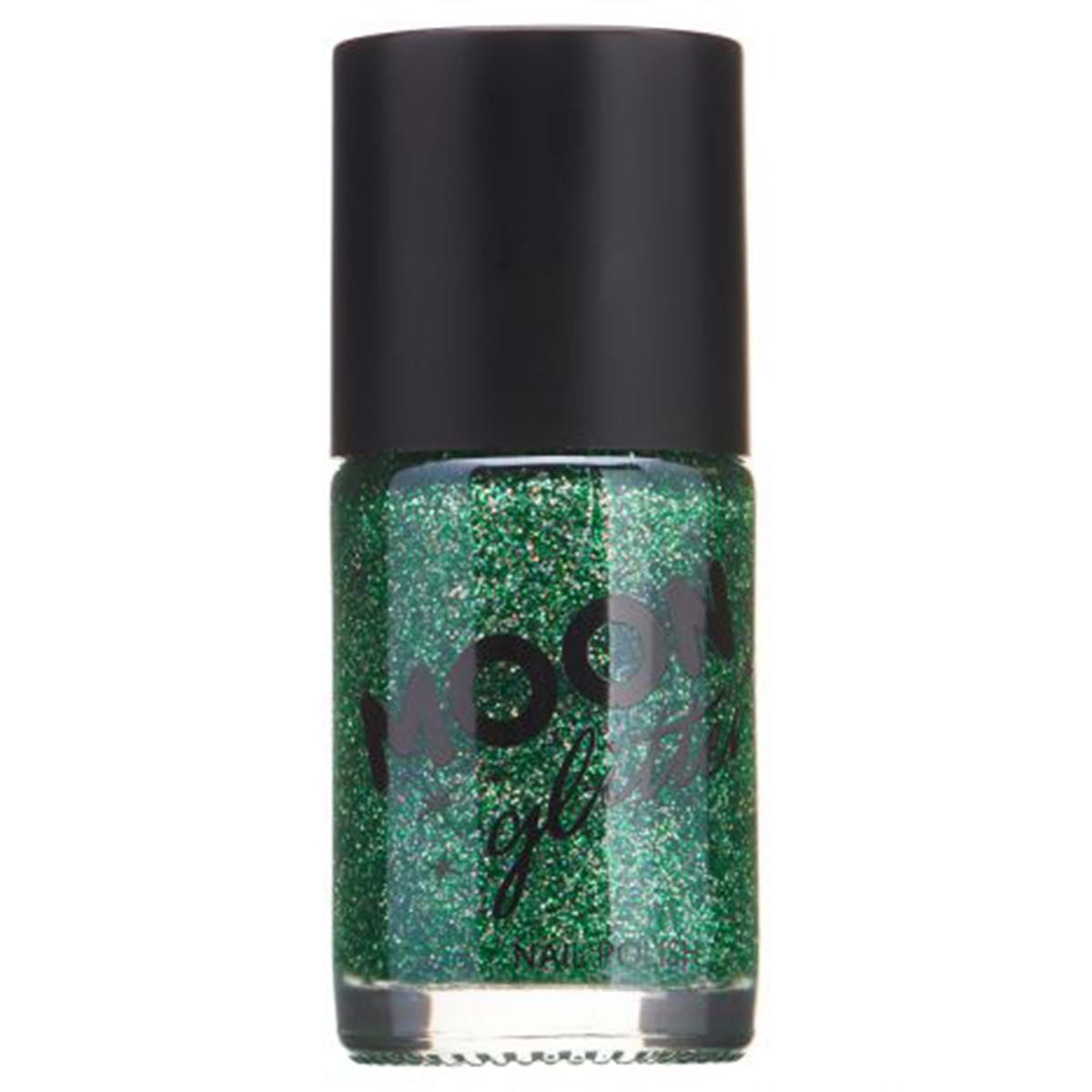 Moon Nagellack glitter, grön 14 ml