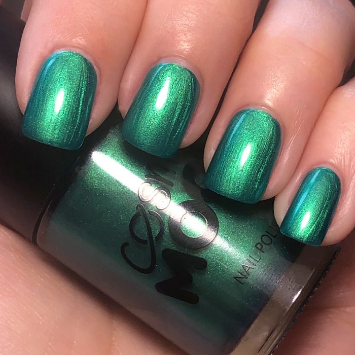 Läs mer om Moon Nagellack, metallic grön 14 g