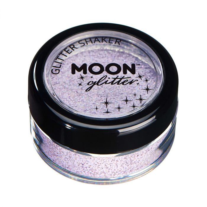 Läs mer om Moon Glitter i burk shaker, pastell lila 5 g
