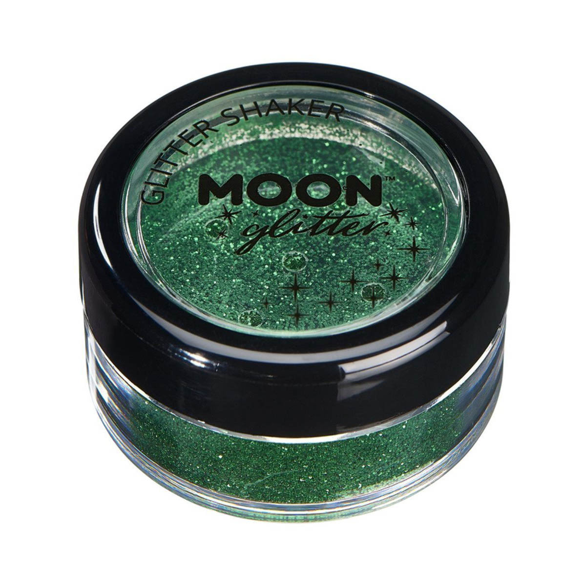 Moon kroppsglitter i burk, finkornigt 5g Grön