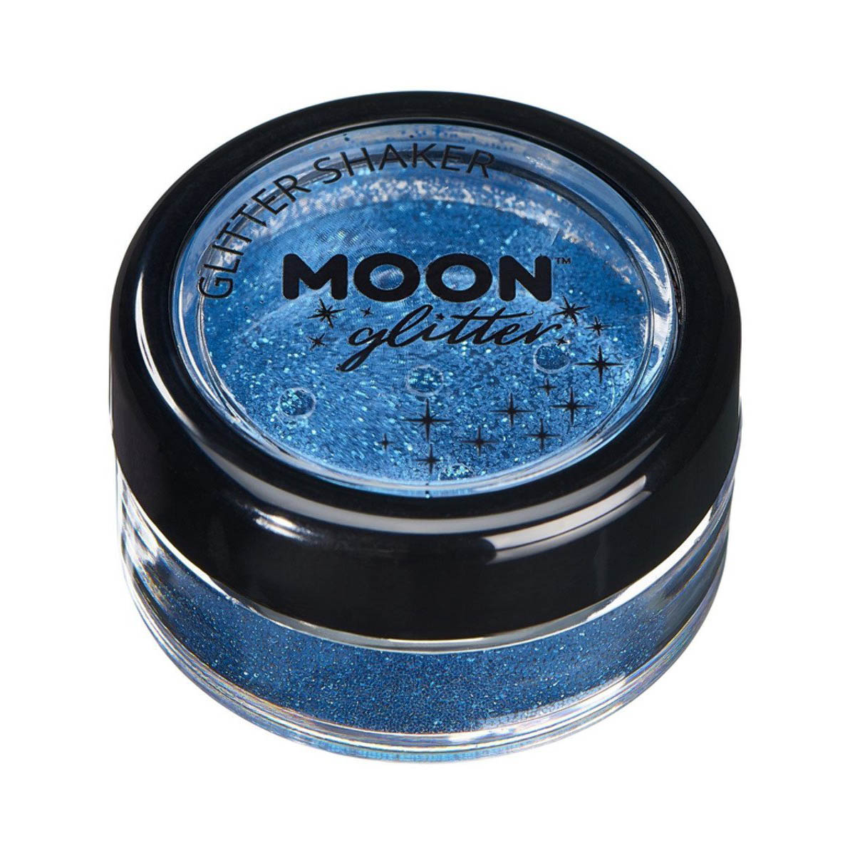 Läs mer om Moon kroppsglitter i burk, finkornigt 5g Blå