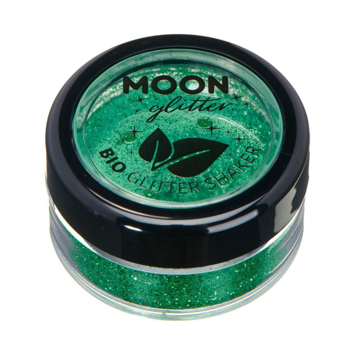 Läs mer om Moon glitter bio finkornigt shakers, 5g Grön