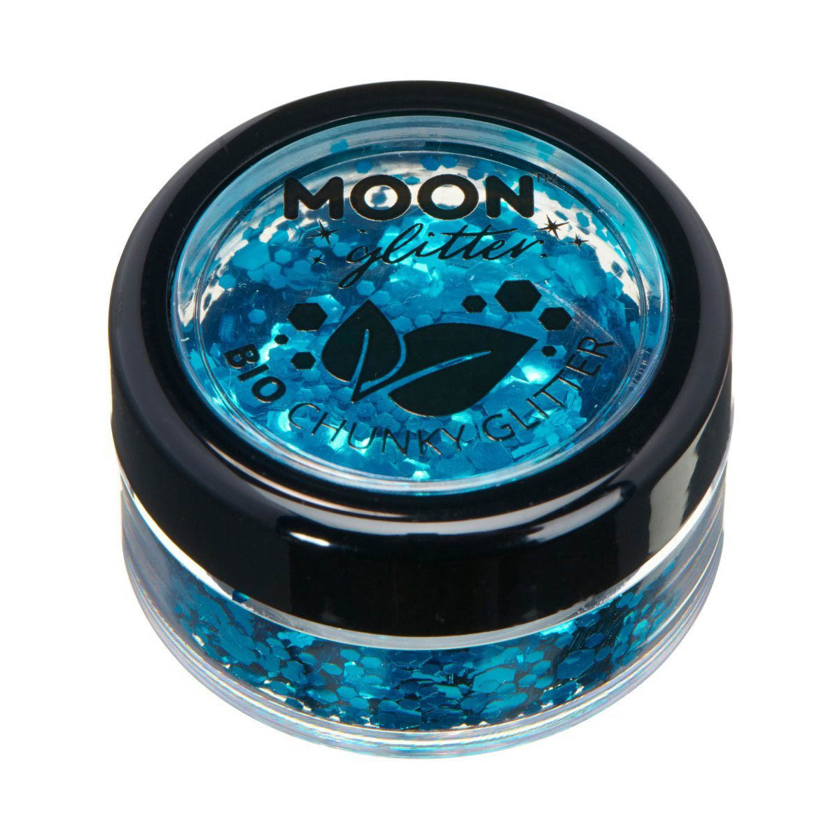 Läs mer om Moon glitter bio chunky, 3g Blå