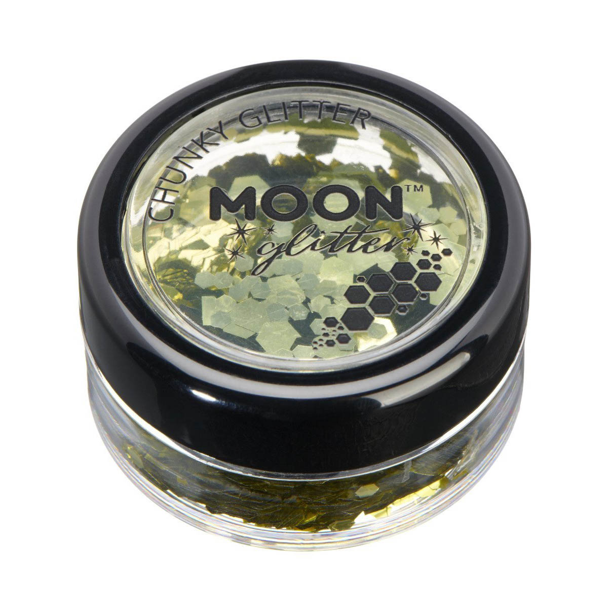 Moon kroppsglitter, chunky 5g Guld