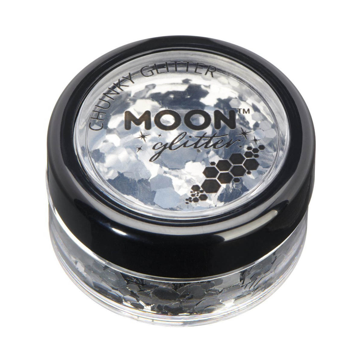 Moon kroppsglitter chunky 5g Silver