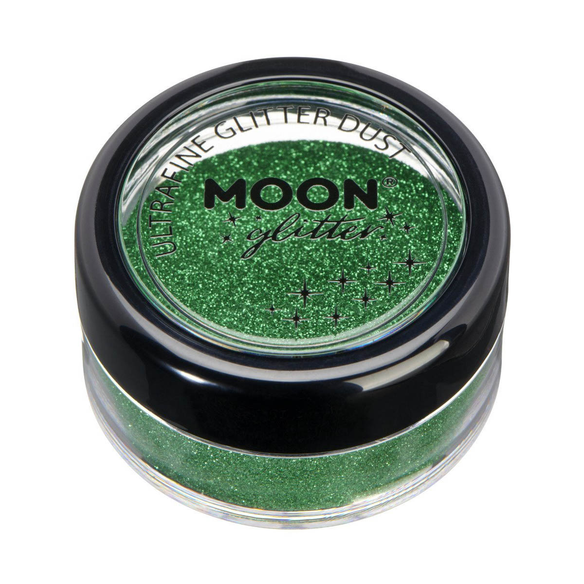 Läs mer om Moon ultrafine glitter dust, shaker Grön