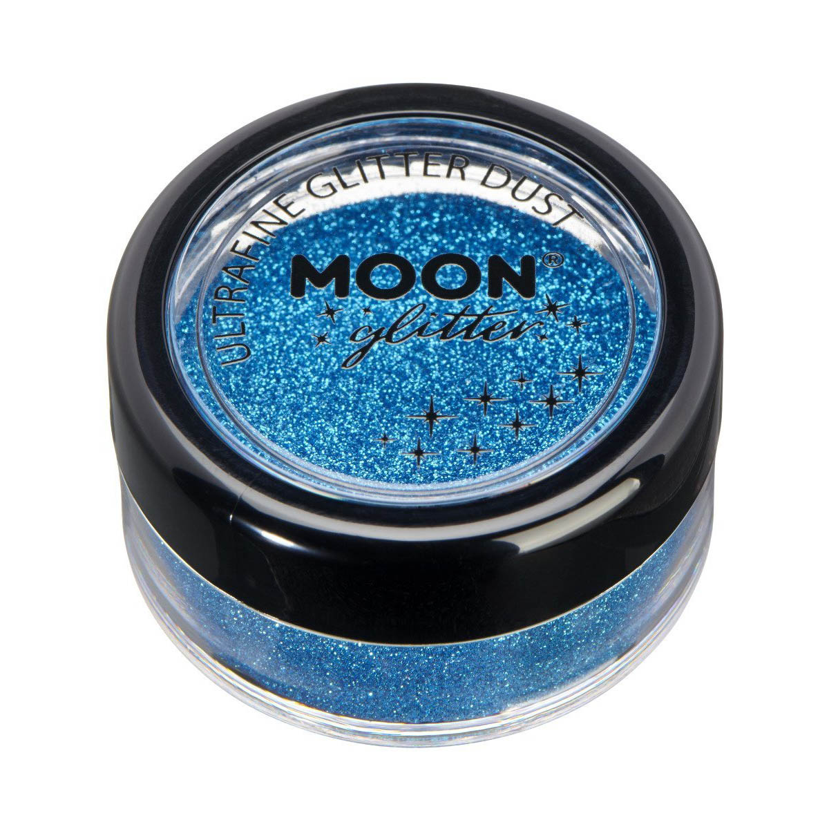 Läs mer om Moon ultrafine glitter dust, shaker-Blå