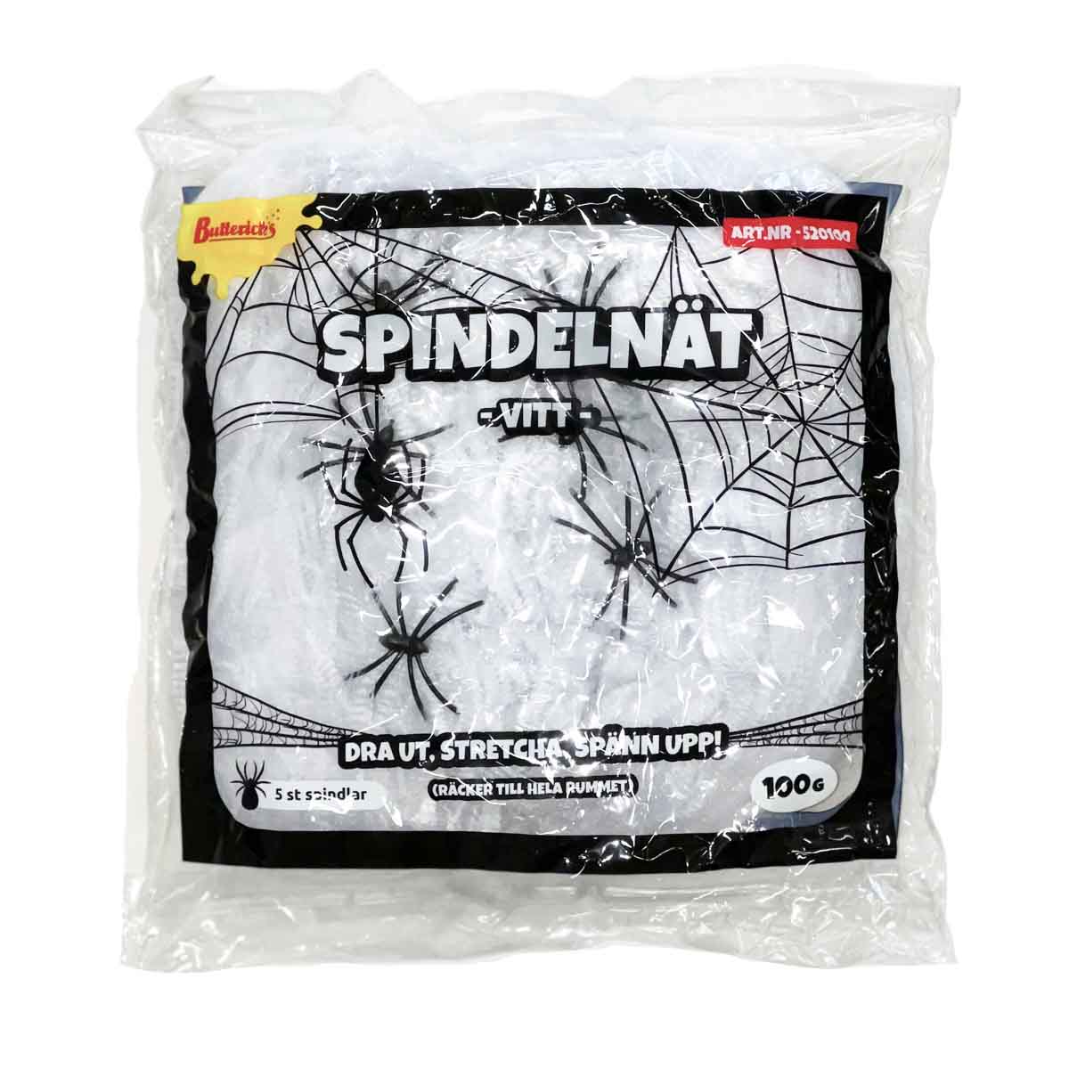 Läs mer om Spindelnät, vit 100 g