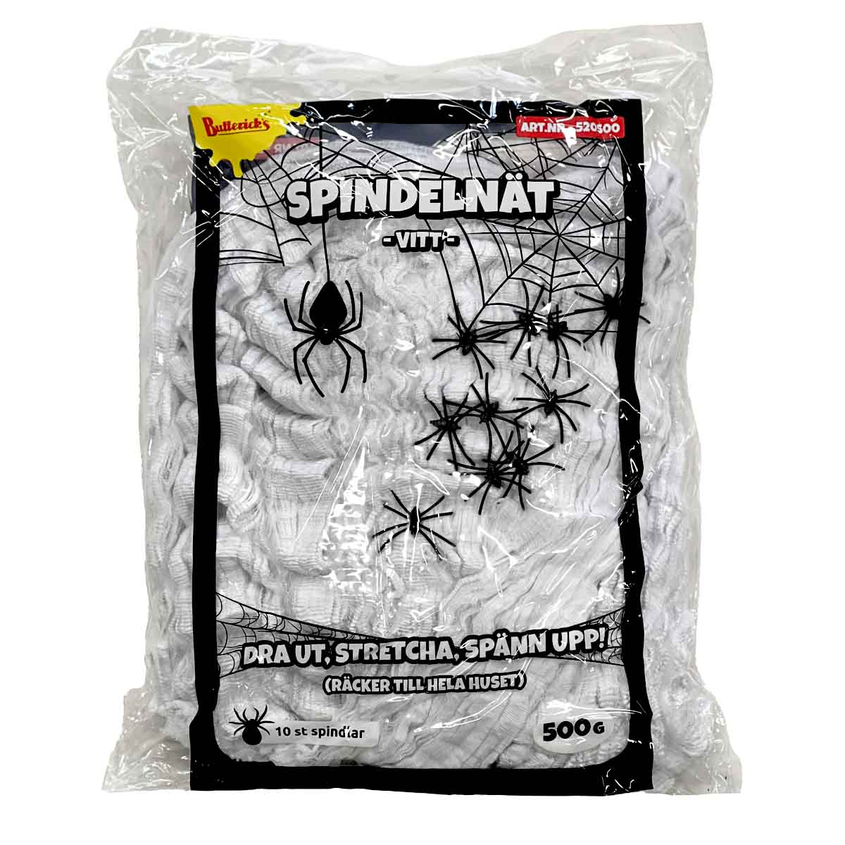 Läs mer om Spindelnät, vit 500 g
