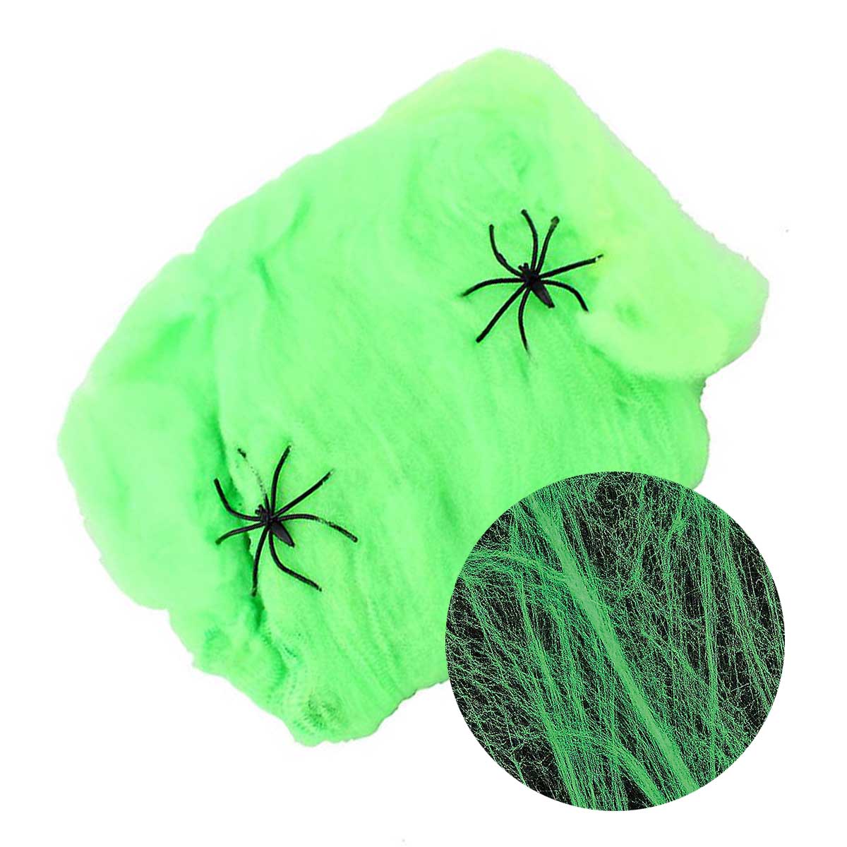 Spindelnät, grön 20 gr