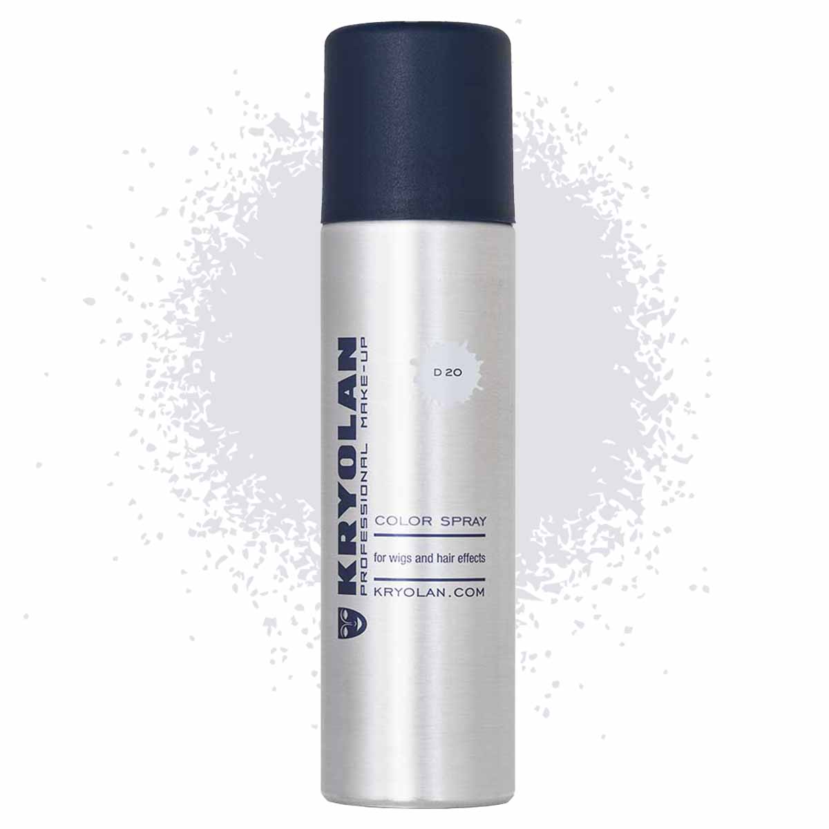 Läs mer om Kryolan Color hårspray 150 ml, vit