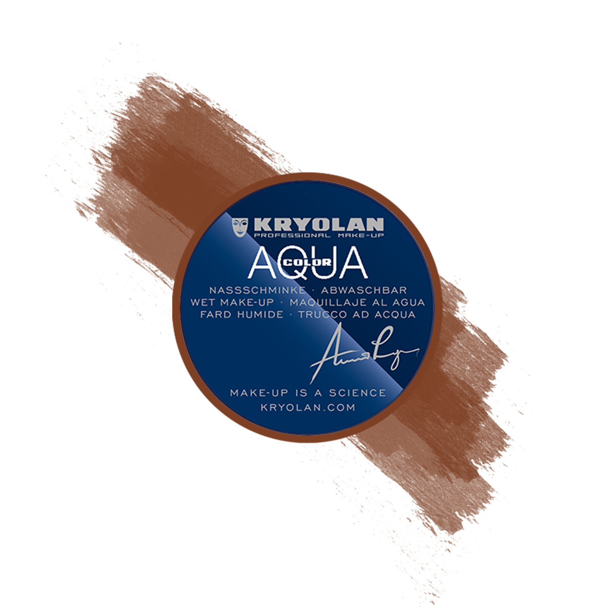 Kryolan Aquacolor LE brun, 8 ml