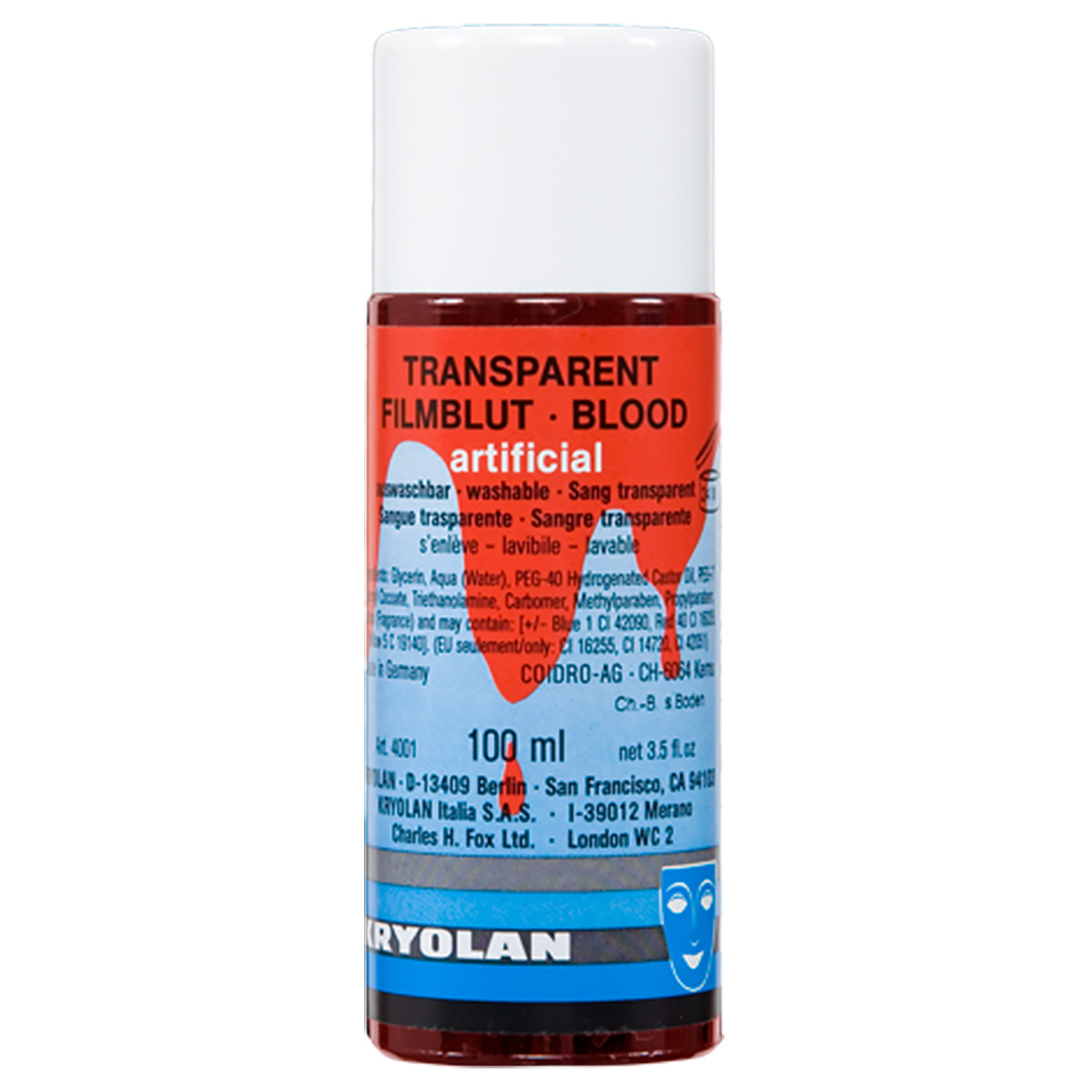 Blod transparent 100ml ljus