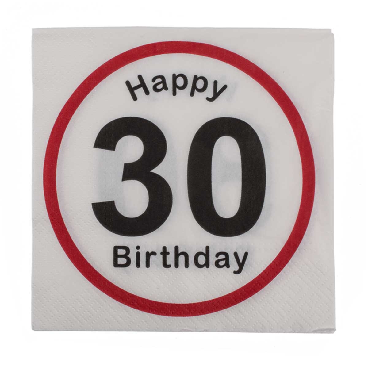 Servetter happy birthday 30 år