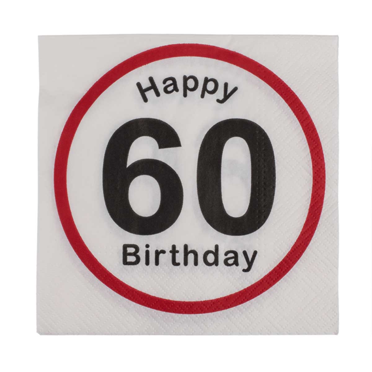 Servetter, happy birthday 60 år