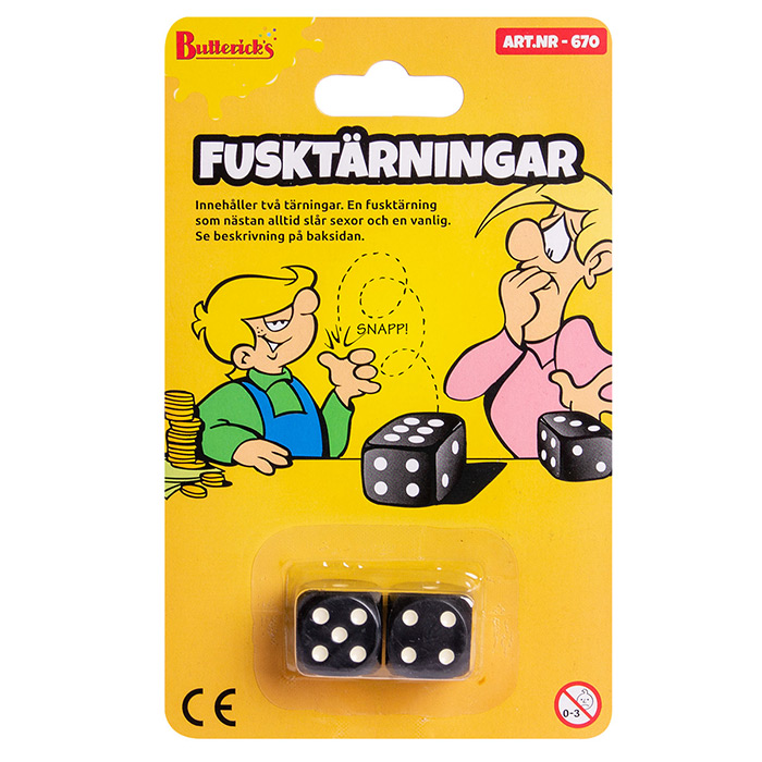 Fusktärningar 2 st