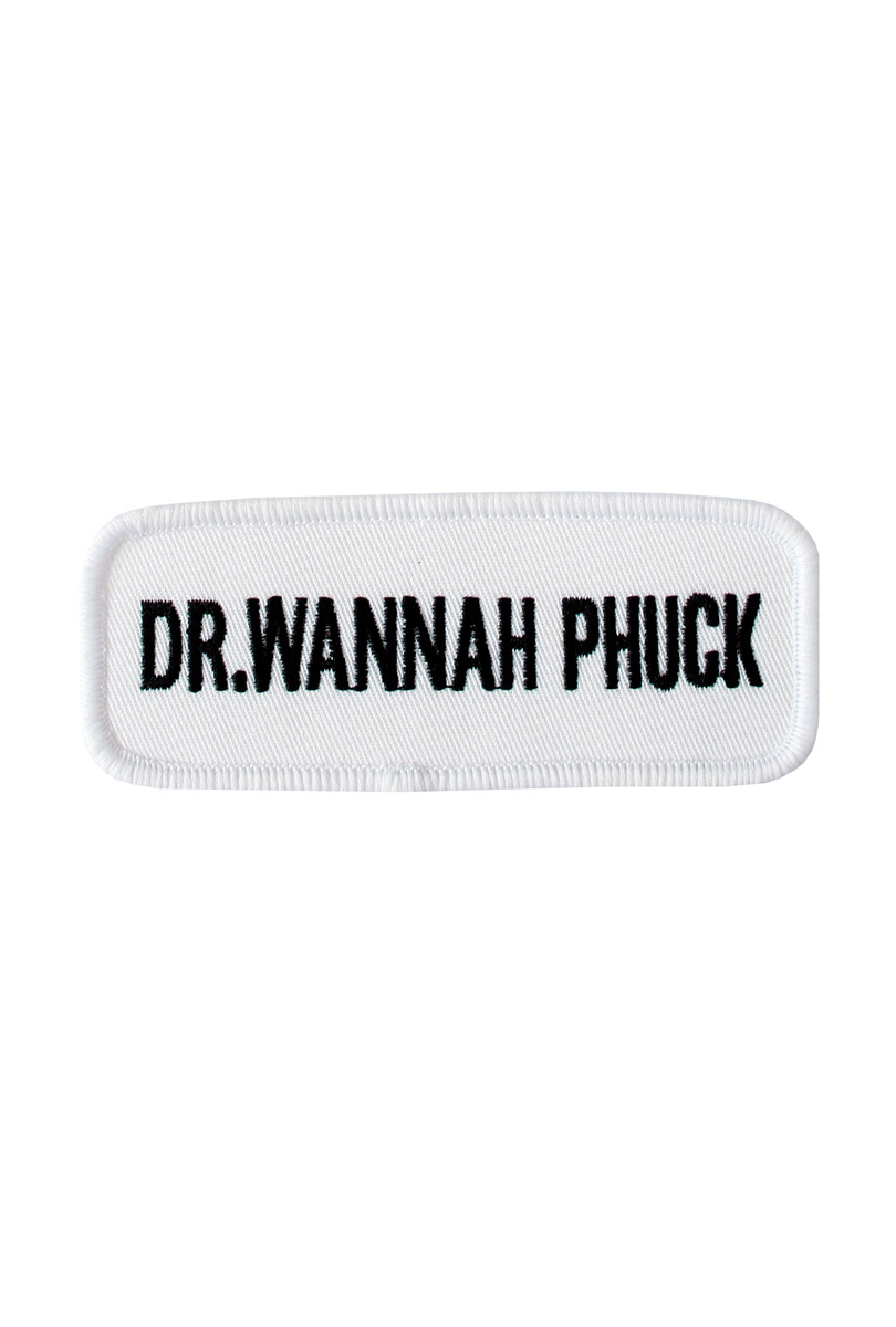 Namnskylt Dr. Wannah Phuck