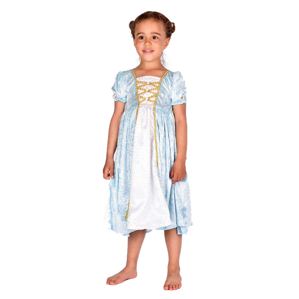 Läs mer om Prinsessklänning, Saga ljusblå 98/104 cl