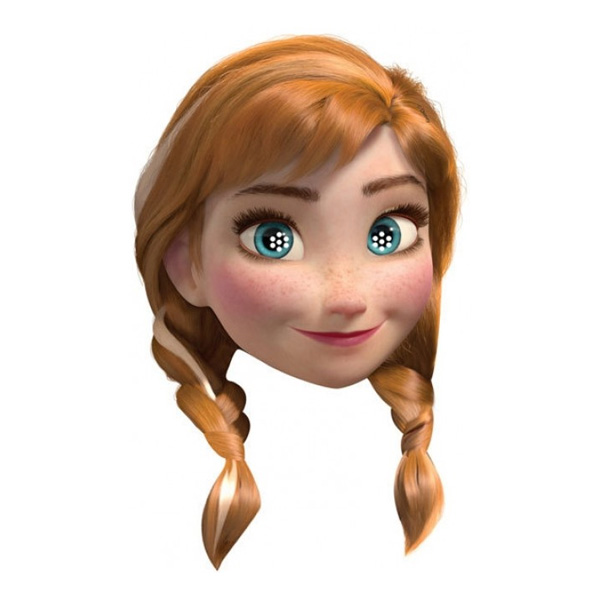Läs mer om Pappmask, Anna Disney Frozen