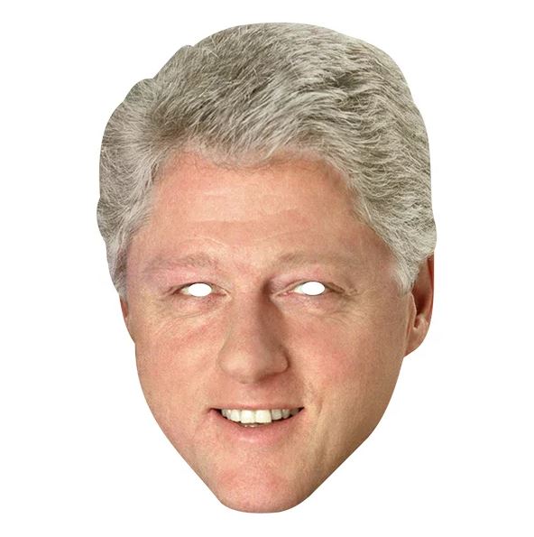 Pappmask Bill Clinton