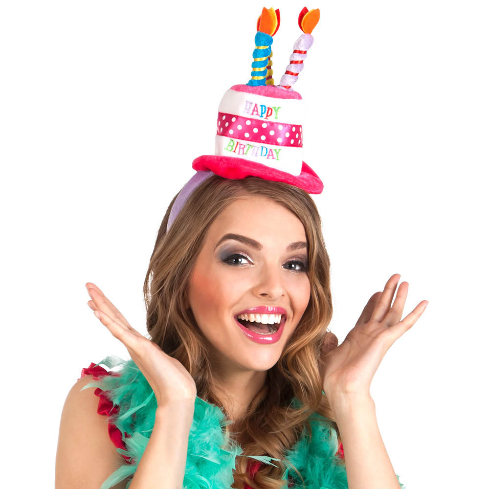 Diadem, happy birthday hatt