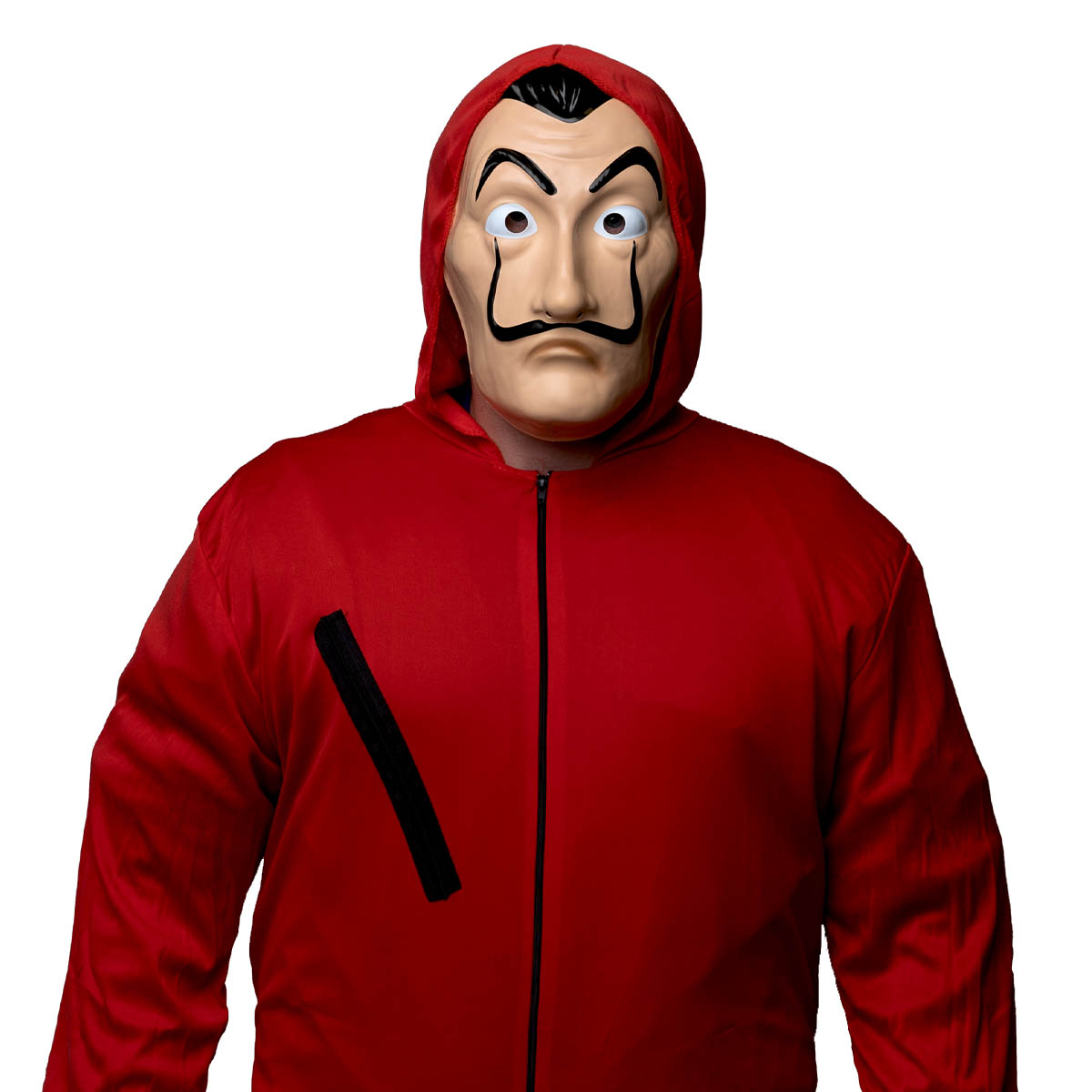 Läs mer om La Casa de Papel, dräkt med mask-M/L