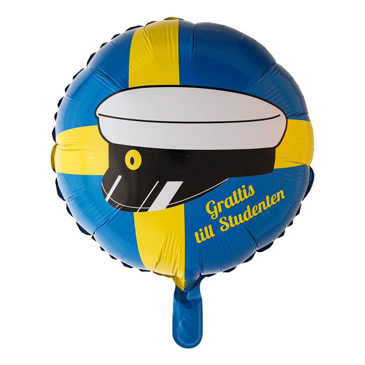 Läs mer om Folieballong, grattis till studenten 45 cm