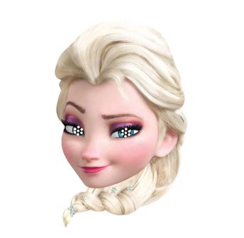 Pappmask, Elsa Disney Frozen