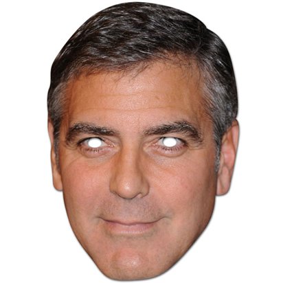 Läs mer om Pappmask, George Clooney