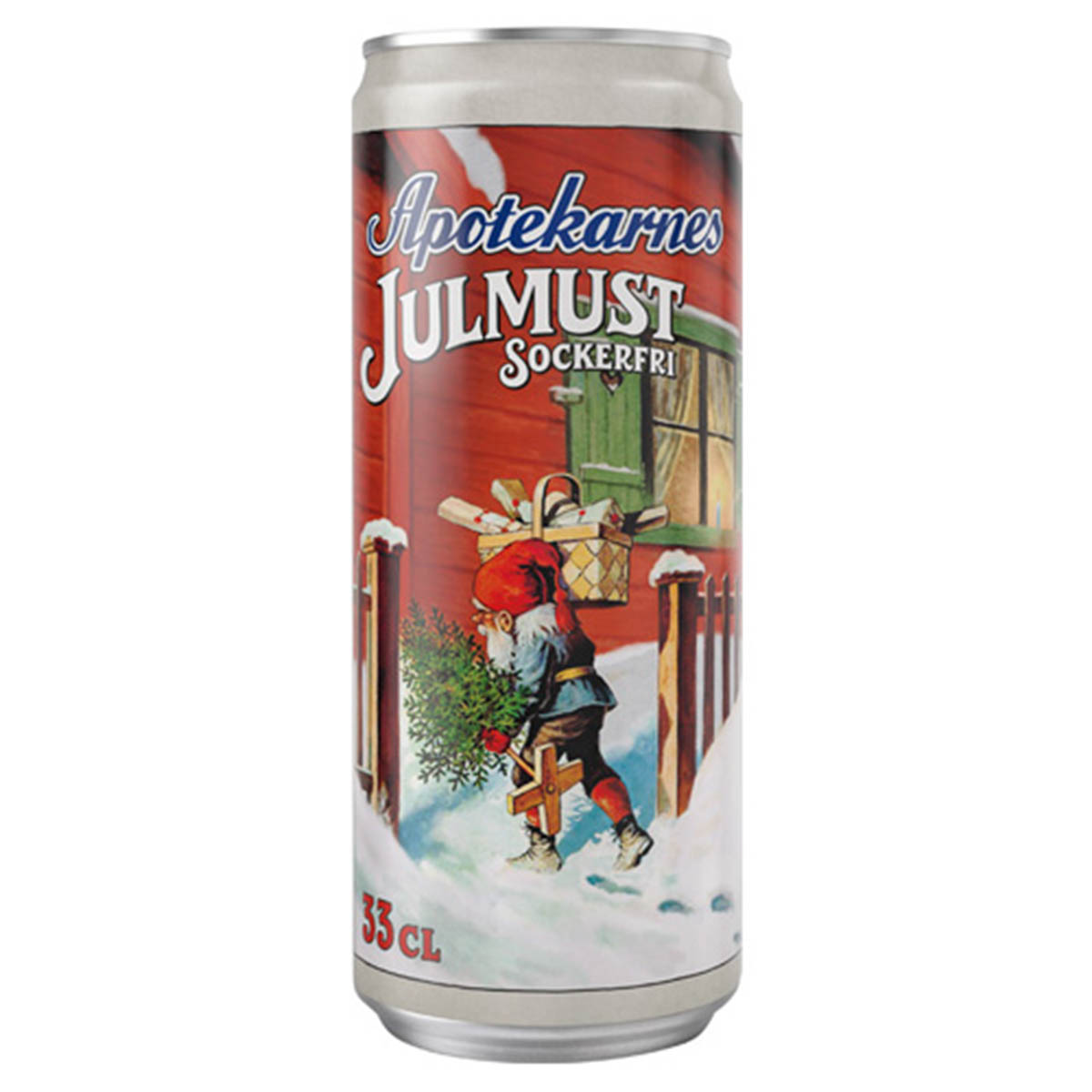 Julmust Apotekarnes sockerfri 33 cl