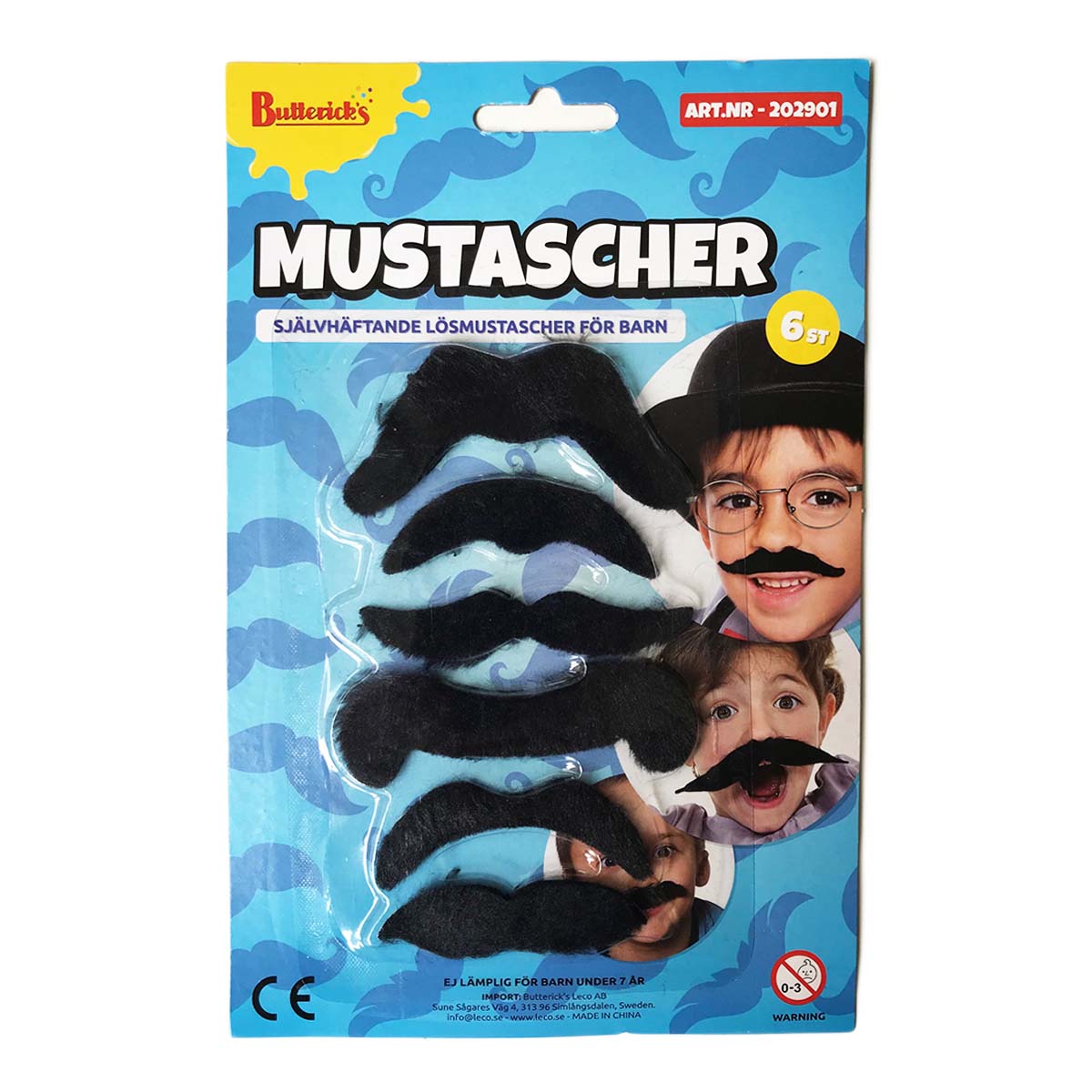 Läs mer om Mustascher, barn