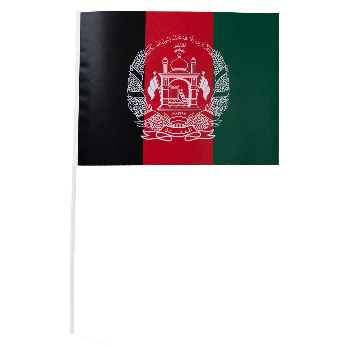 Pappersflagga, Afghanistan 27x20 cm