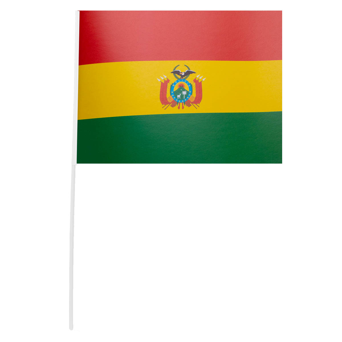 Läs mer om Pappersflagga, Bolivia 27x20 cm