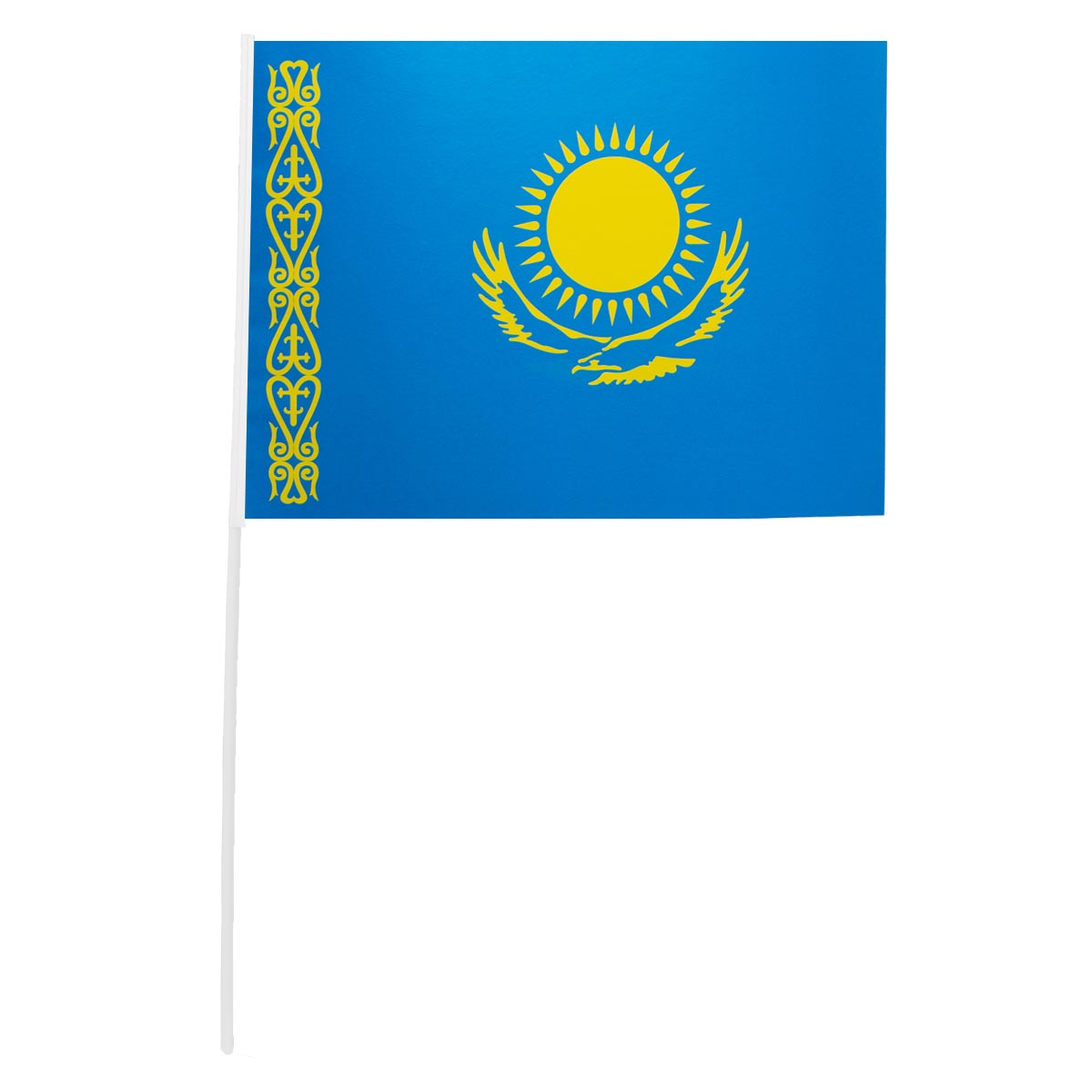 Pappersflagga, Kazakstan 27x20 cm