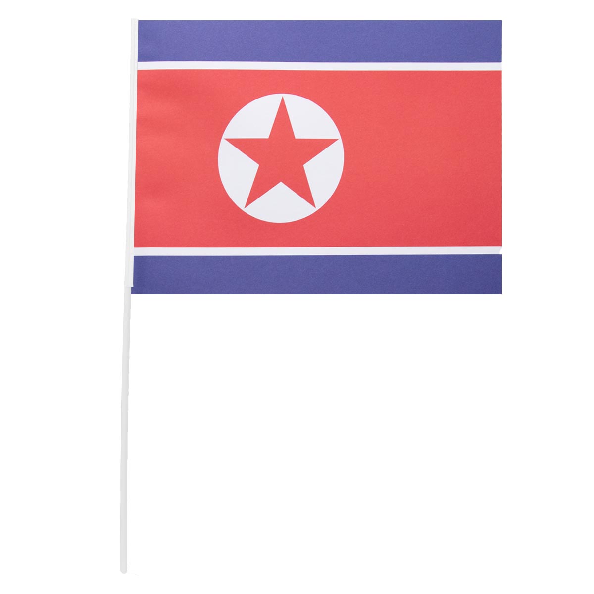 Pappersflagga, Nordkorea 27x20 cm