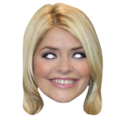 Pappmask, Holly Willoughby