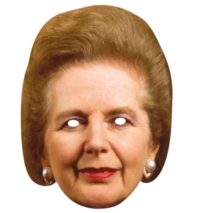Läs mer om Pappmask, Margaret Thatcher