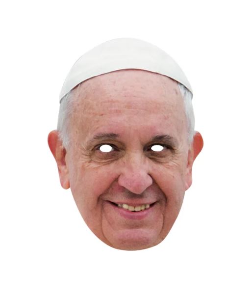 Läs mer om Pappmask, Påven