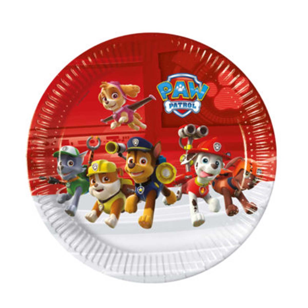 Tallrikar Paw Patrol 23 cm 8 st