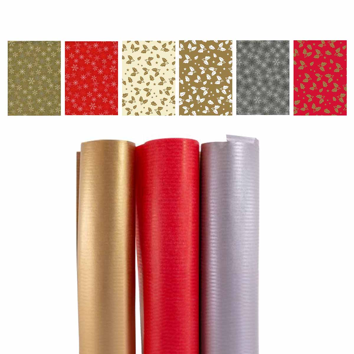 Presentpapper julpapper 200×70 cm