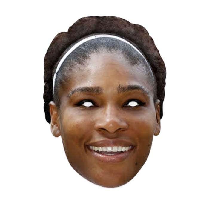Pappmask, Serena Williams